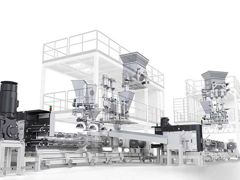 Twin TandemPCR Plastics Extrusion Machinery Luigi Bandera Italy